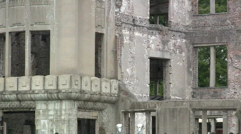 Hiroshima Bomb Dome Stock Footage 774783