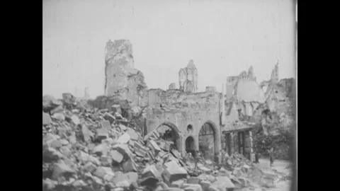 Hiroshima. Destruction after a nuclear explosion Stock Footage 296070023