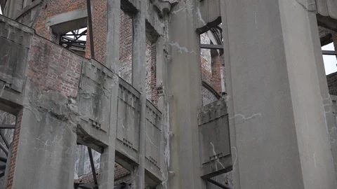 Hiroshima dome tight static Video stock 122177052