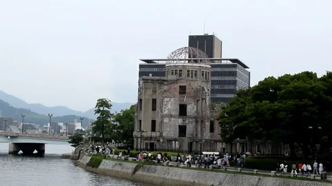 Hiroshima memorial peace Stock-Footage 79271501