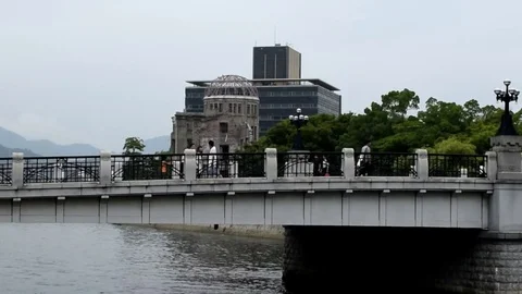 Hiroshima memorial peace Stock Footage 79271653