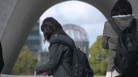 Hiroshima Peace Memorial Stock Footage 2410710