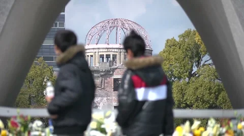 Hiroshima Peace Memorial Stock Footage 2411683