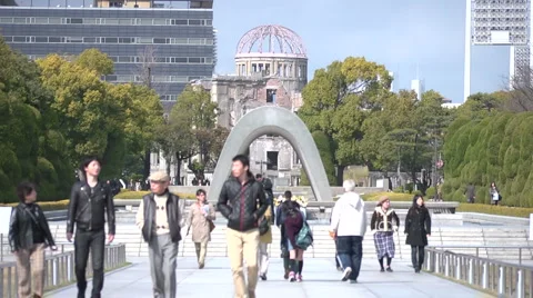 Hiroshima Peace Memorial Stock Footage 2417315