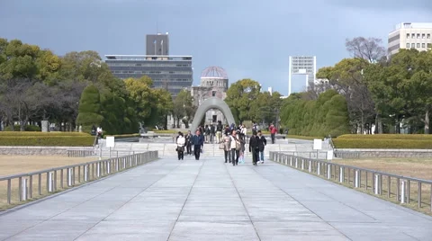 Hiroshima Peace Memorial Stock Footage 2420480
