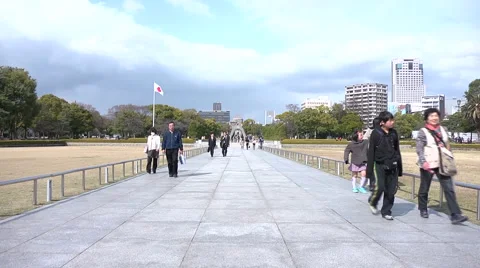 Hiroshima Peace Memorial Stock Footage 2423334