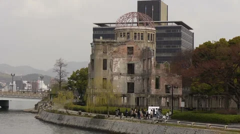 Hiroshima Peace Memorial Stock Footage 2426820