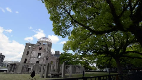 Hiroshima Peace Memorial Stock Footage 327624596
