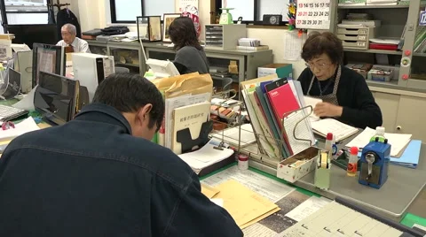 Hiroshima survivors Stock Footage 2442077