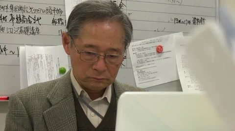 Hiroshima survivors Stock Footage 2443814