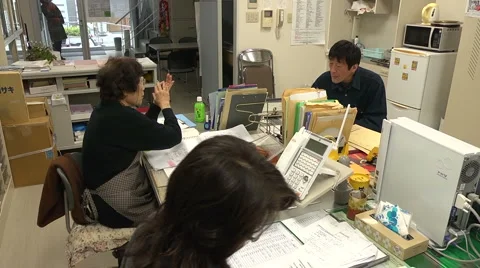 Hiroshima survivors Stock Footage 2444502