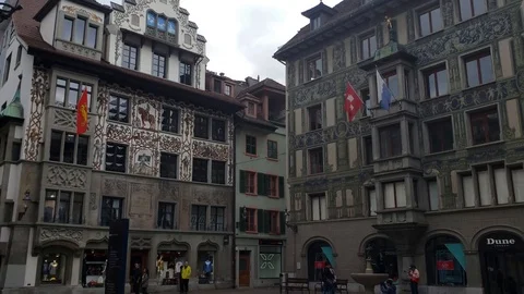 Hirschenplatz 스톡 동영상 122257685