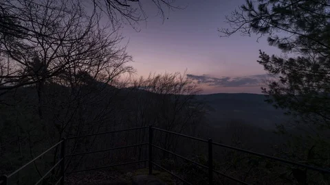 Hirschtal Sunrise Stock Footage 128944622