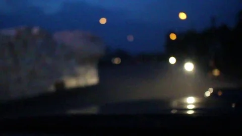 His night lights Stock Footage 69187698