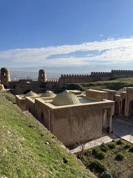 Hisor, Tajikistan - January 4, 2023: View of Hisor fort Stock Photos