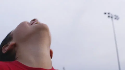 Hispanic boy laughs Stock Footage 37408643