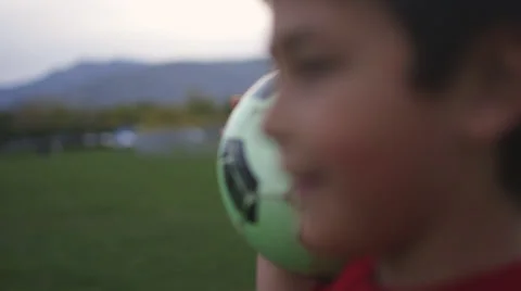 Hispanic boy smiles at camera Stock Footage 37408753