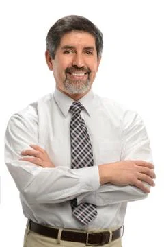 Hispanic businessman smiling Stock Photos