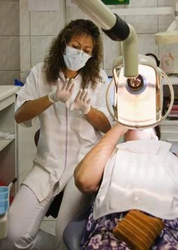 Hispanic dentist Stock Photos