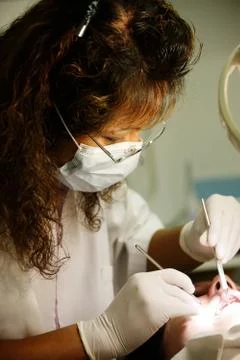 Hispanic dentist Stock Photos