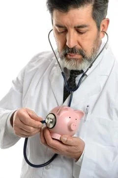 Hispanic Doctor Using Stethoscope Stock Photos