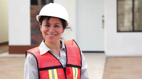 Hispanic Female Foreman Smiling 動画素材 31749109