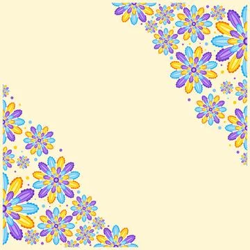 Hispanic heritage frame set design Illustrazione stock