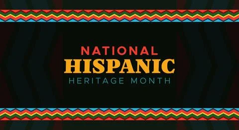 Hispanic heritage month. Abstract pattern ornament background design, color.. Stock Illustration
