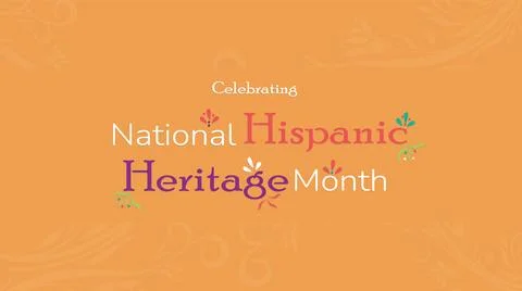Hispanic heritage month. Vector web banner, poster, card for social media post Stock Illustration