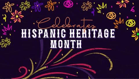 Hispanic heritage month. Vector web banner, poster, card for social media post Stock-Illustration
