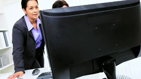 Hispanic Personal Assistant with Office Manager  動画素材 10872604