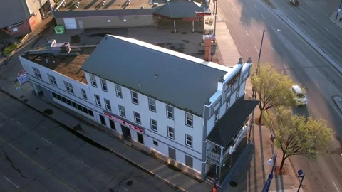 Hisrtoric Transit Hotel in Edmonton, Canada Video stock 335344374