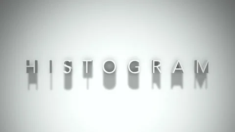 Histogram 3D title animation with shadows on a white background Vídeo Stock 296516394
