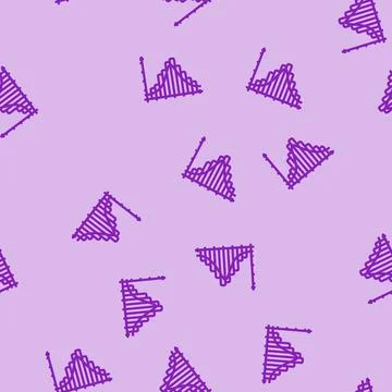 Histogram big data line vector seamless pattern Stock Illustration