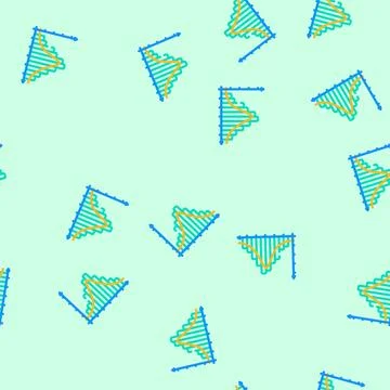 Histogram big data vector seamless pattern Stock Illustration