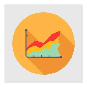 Histogram icon 스톡 일러스트