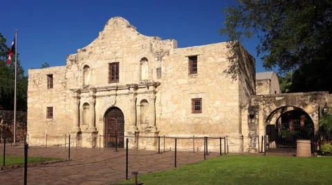 Historic Alamo in San Antonio, Texas 스톡 동영상 63387341