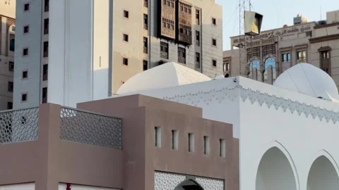 Historic Ali Bin Abi Talib Mosque Exterior Stock Footage 344059718