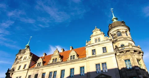 Historic architecture in Dresden Stock Footage 48982561