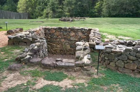 Historic bethabara park Stock Photos