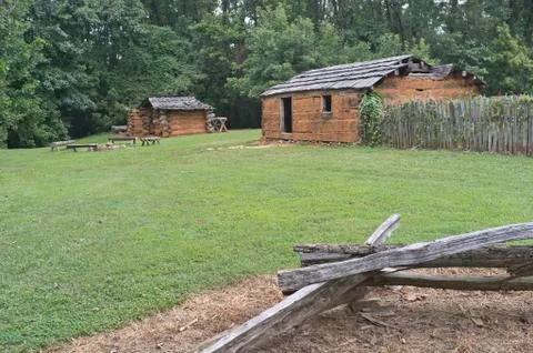 Historic bethabara park Stock Photos