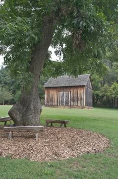 Historic bethabara park Stock Photos