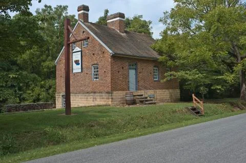 Historic bethabara park Stock Photos