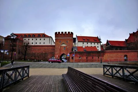 Historic Bridge Tower 스톡 사진