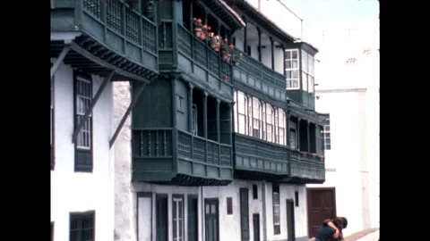 Historic Building Facade Stock Footage 278331876