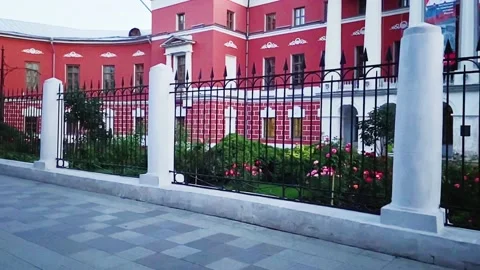 Historic building Stock Footage 158297499