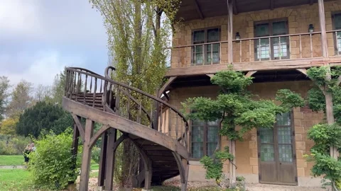Historic Building in the Gardens of Versailles – Paris, France 動画素材 321774953