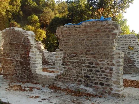 Historic Buxa Fort, also known as Dooars jail Stock Photos