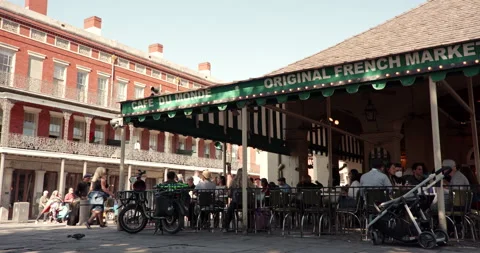 Historic Café Du Monde in the French Stock Video Pond5