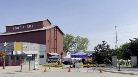 Historic canadian grain elevator Stock Footage 271308516